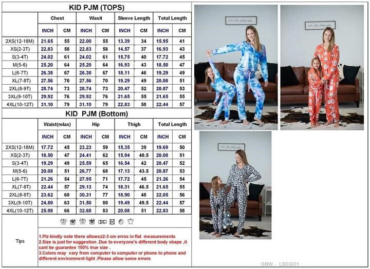 FALL PJ SETS