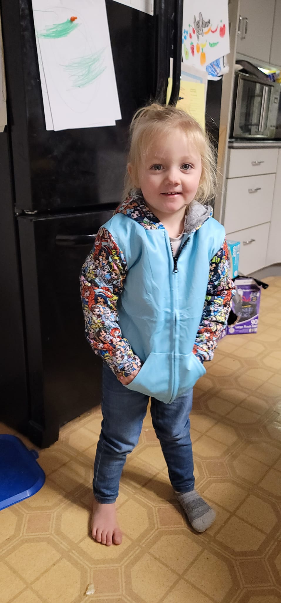 FLORAL PHASE FLEECE JACKET