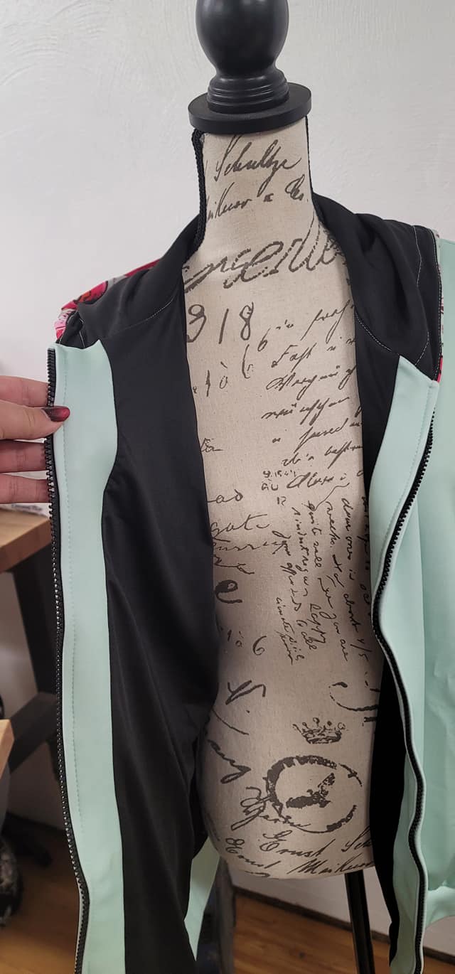 FLORAL PHASE FLEECE JACKET