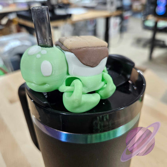 SMORE TURTLE-3D PRINTED STRAW BUDDY