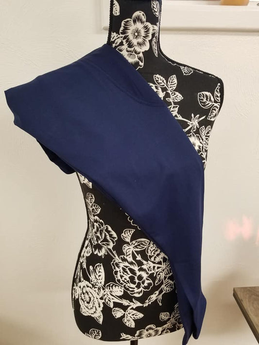 SOLID NAVY COMPRESSION LEGGINGS