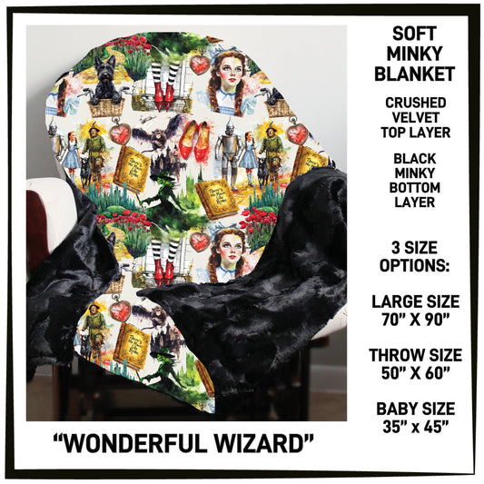 RTS - Wonderful Wizard Minky Blanket