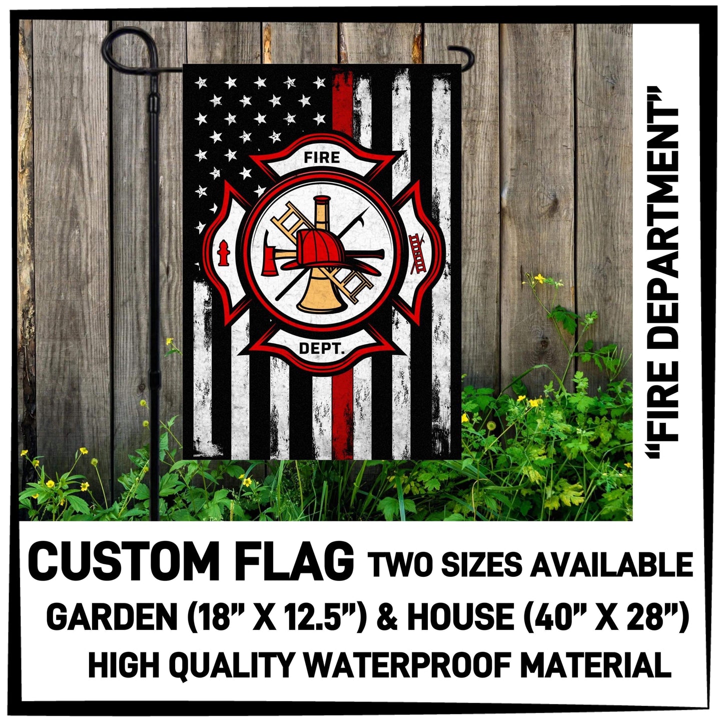 RTS - Fire Department Custom Flag