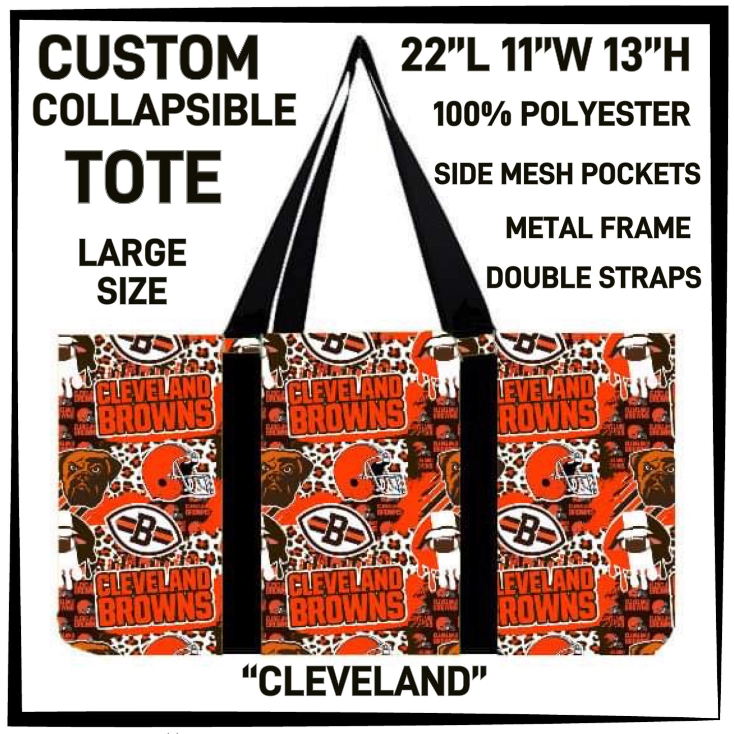 RTS - Cleveland Collapsible Tote