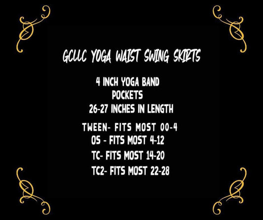 SUMMER RUN - FLORAL MOUSE - SWING SKIRT