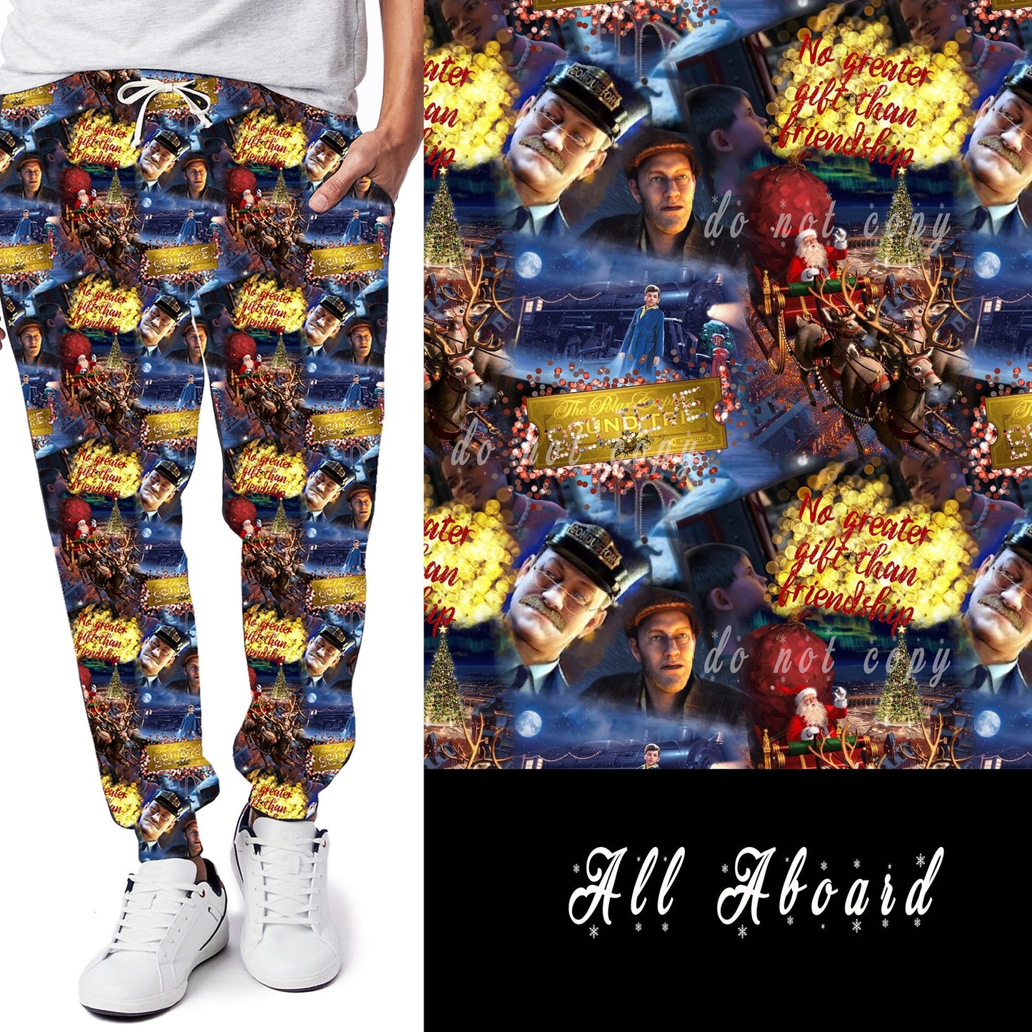 HOLIDAY BATCH 1- ALL ABOARD LEGGINGS/JOGGERS