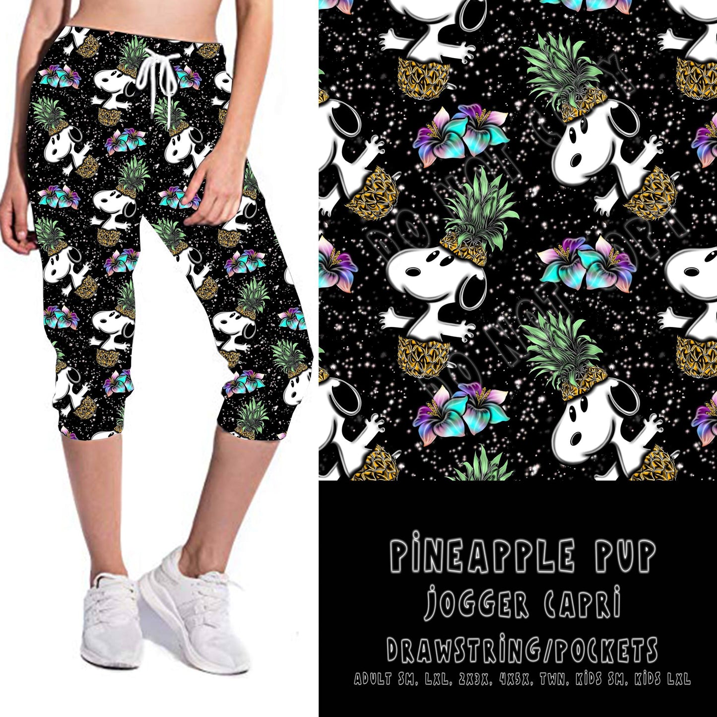 BATCH 68- PINEAPPLE PUP-LEGGINGS/CAPRI/JOGGER