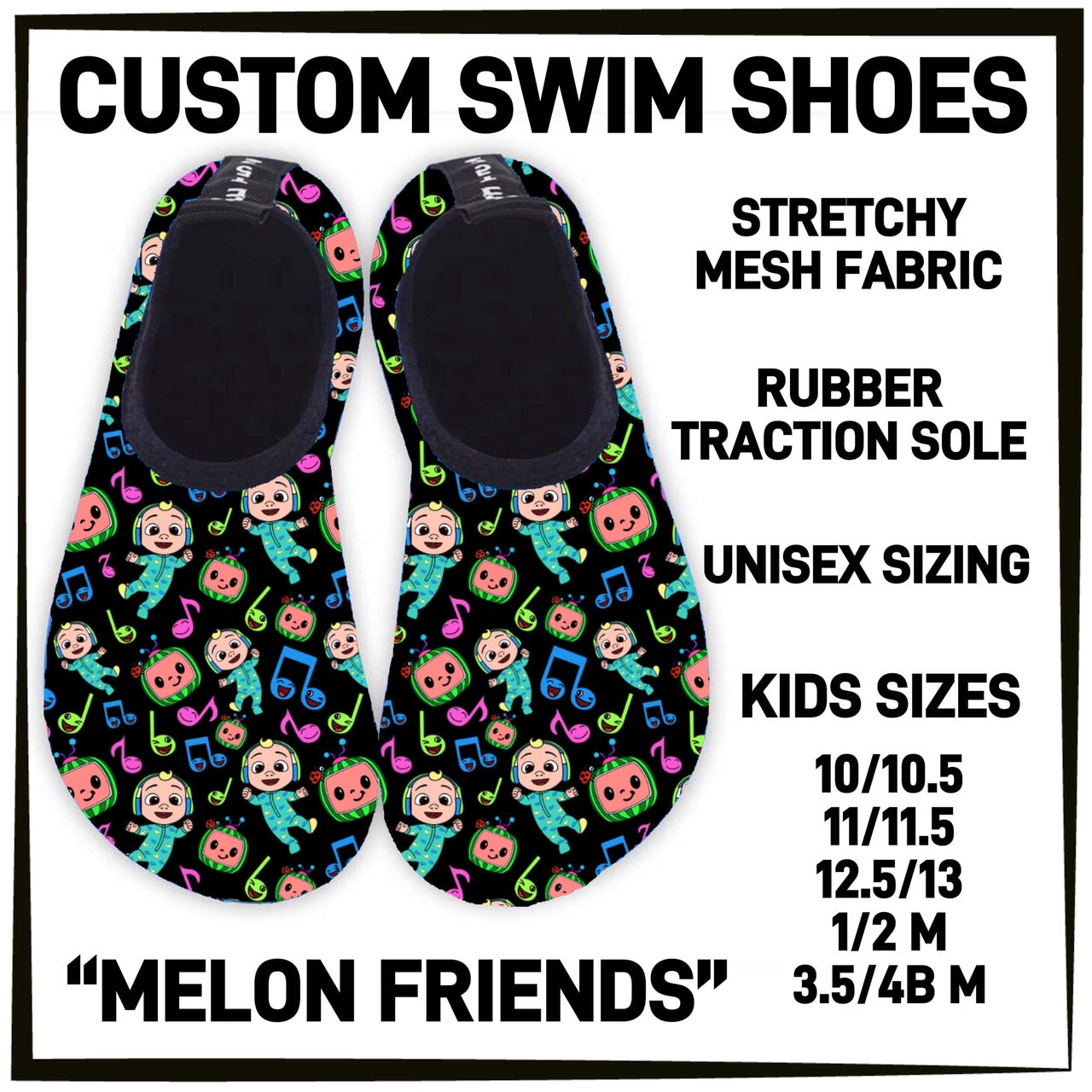 RTS - Melon Friends Swim Shoes
