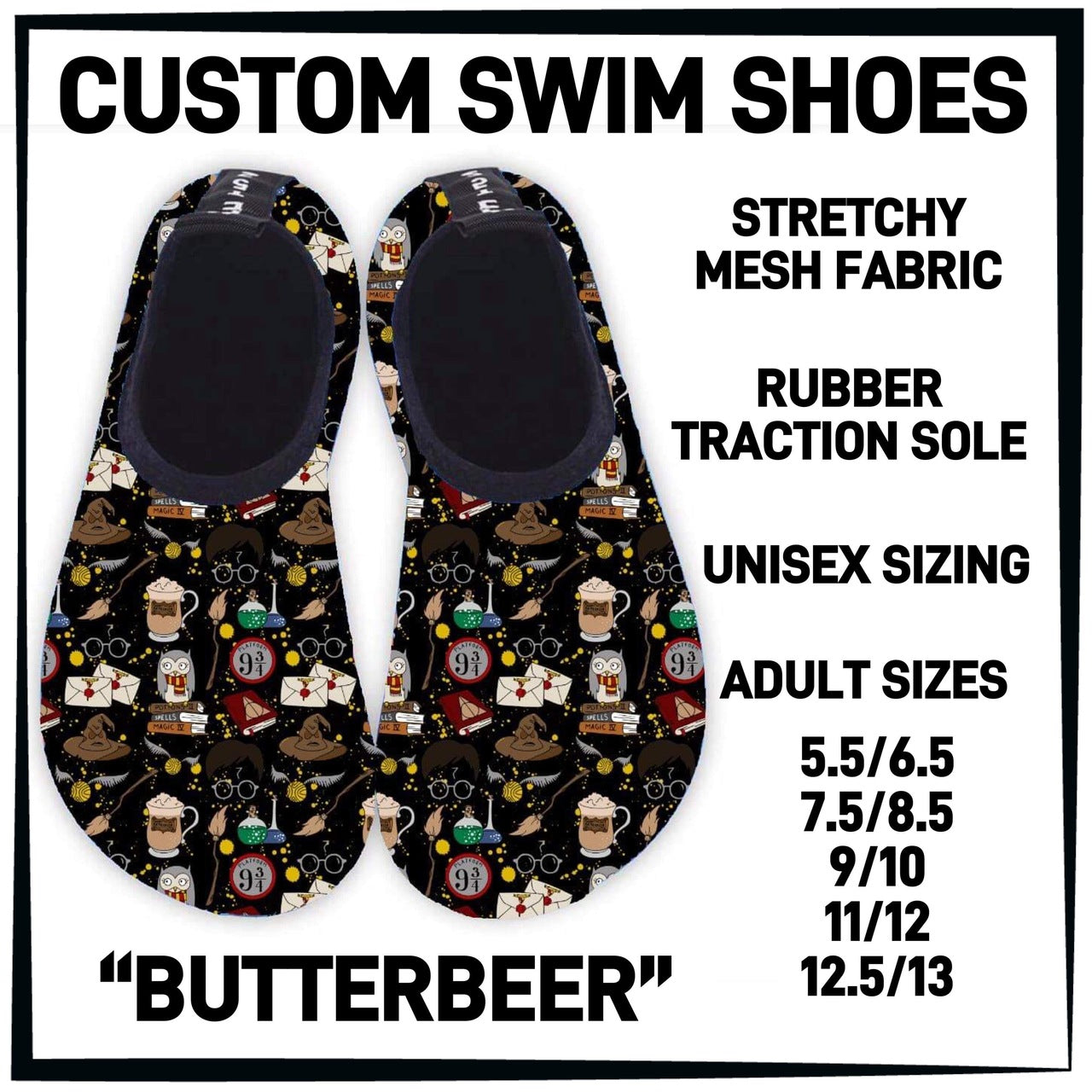 RTS - Butterbeer Swim Shoes