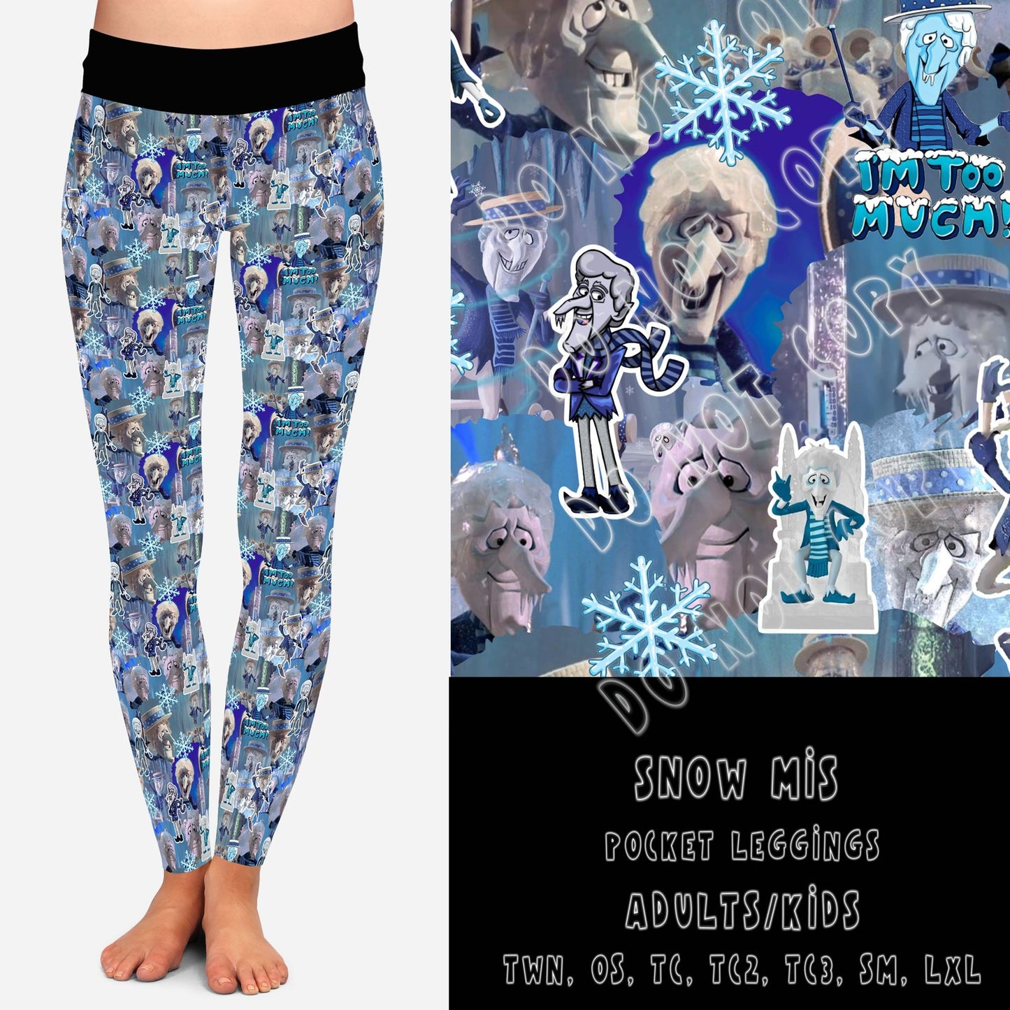 HOLIDAY BASH RUN- SNOW MIS LEGGINGS/JOGGERS