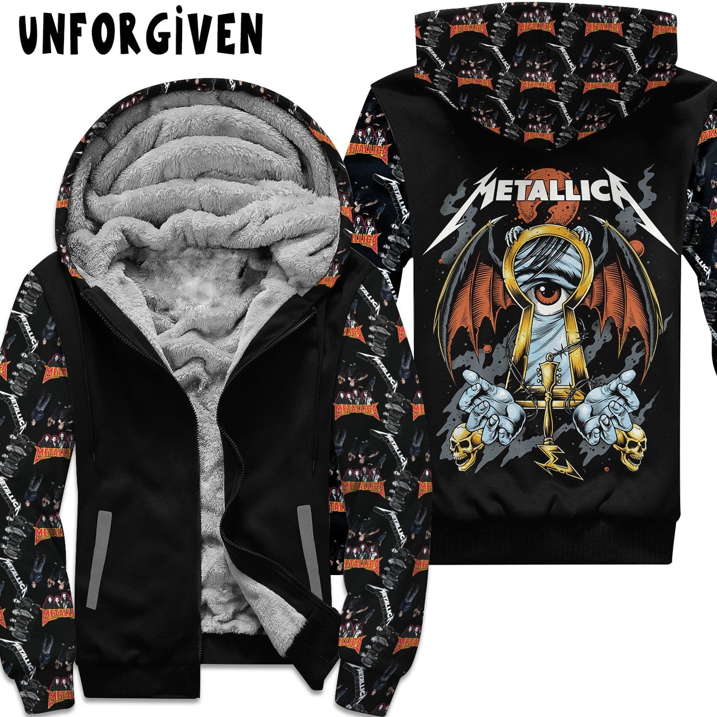 FLEECE JACKET RUN 22- UNFORGIVEN