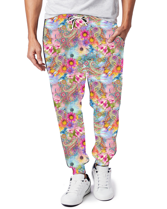 YING YANG PAISLEY LEGGINGS AND JOGGERS