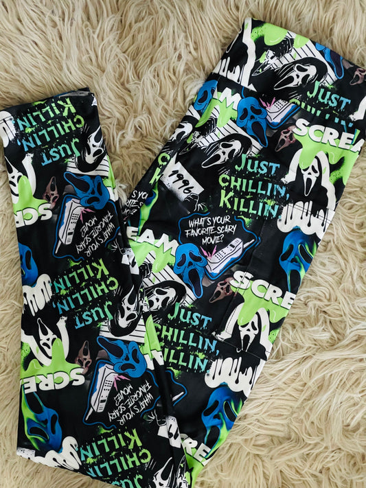 Scream in pink & green