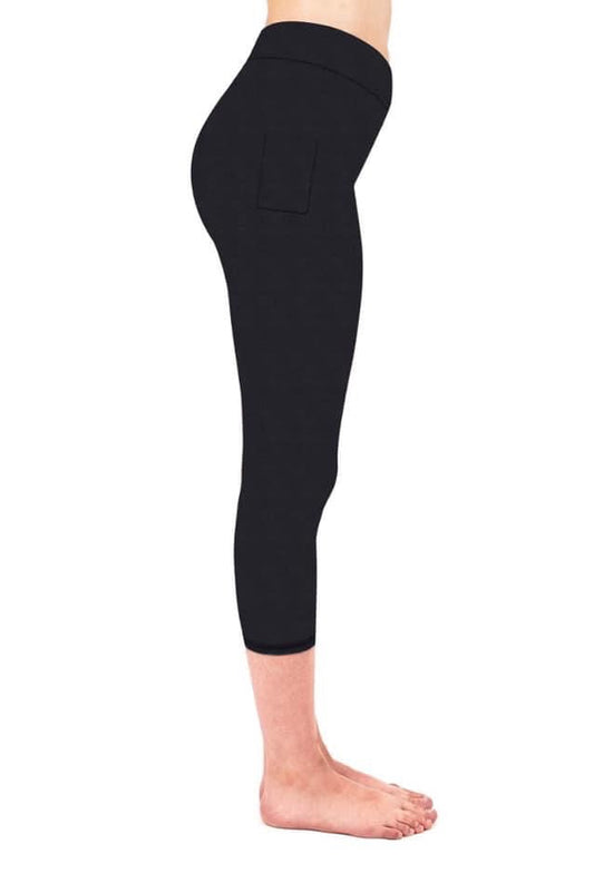 Solid Capris w/ pockets