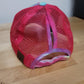 LIME/PINK/BLUE TYE DYE PONY TAIL HAT