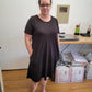 POCKET DRESS RUN-PINK BUTTERFLY