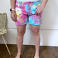 TIE DYE JEAN SHORTS