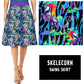 SPOOKY LF RUN- SKELECORN SWING SKIRT