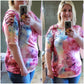 SLEEVELESS, Short Sleeve, Long Sleev3 TIE DYE TOPS