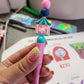 Carousel Silicone Beaded Pen or Keychain