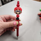 Plumber Silicone Beaded Pen or Keychain