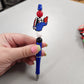 Masked Man Beaded Pen or Keychain
