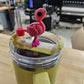 PINK FLAMINGO STRAW BUDDY