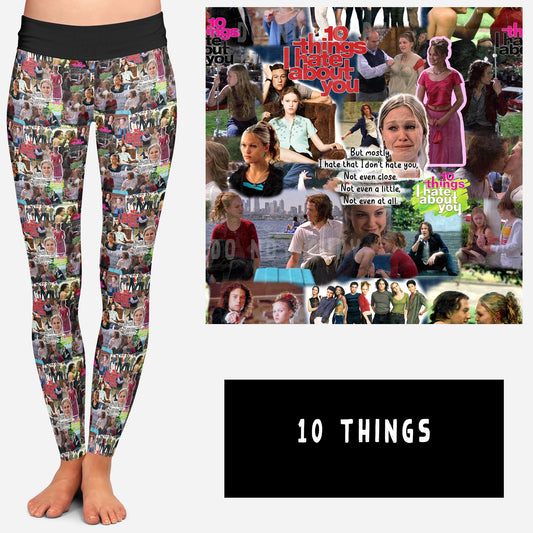 NOSTALGIC WEIRDOS RUN-10 THINGS LEGGINGS/JOGGERS