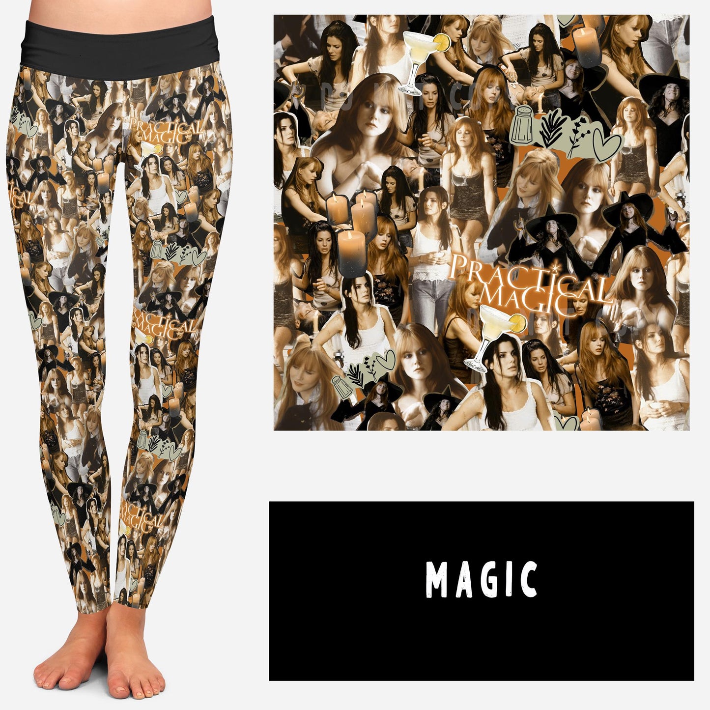 NOSTALGIC WEIRDOS RUN-MAGIC LEGGINGS/JOGGERS