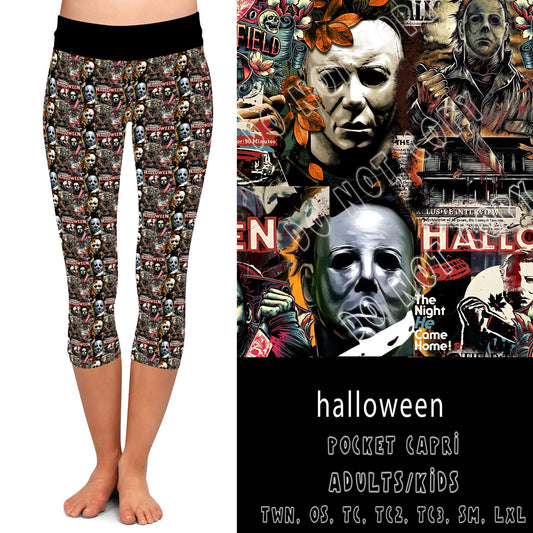 HALLOWEEN CAPRI W/ POCKETS