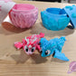 3D PRINTED BLUE CRYSTAL DRAGON AND EGG