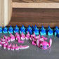 3D PRINTED BLUE ALIEN ARTICULATED DRAGON