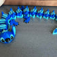 3D PRINTED PINK ALIEN ARTICULATED DRAGON