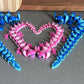3D PRINTED BLUE ALIEN ARTICULATED DRAGON