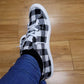 SUMMER SNEAKER -BLACK PLAID