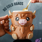HIGHLAND COW- 3D PRINTED ICE CREAM PINT HOLDER