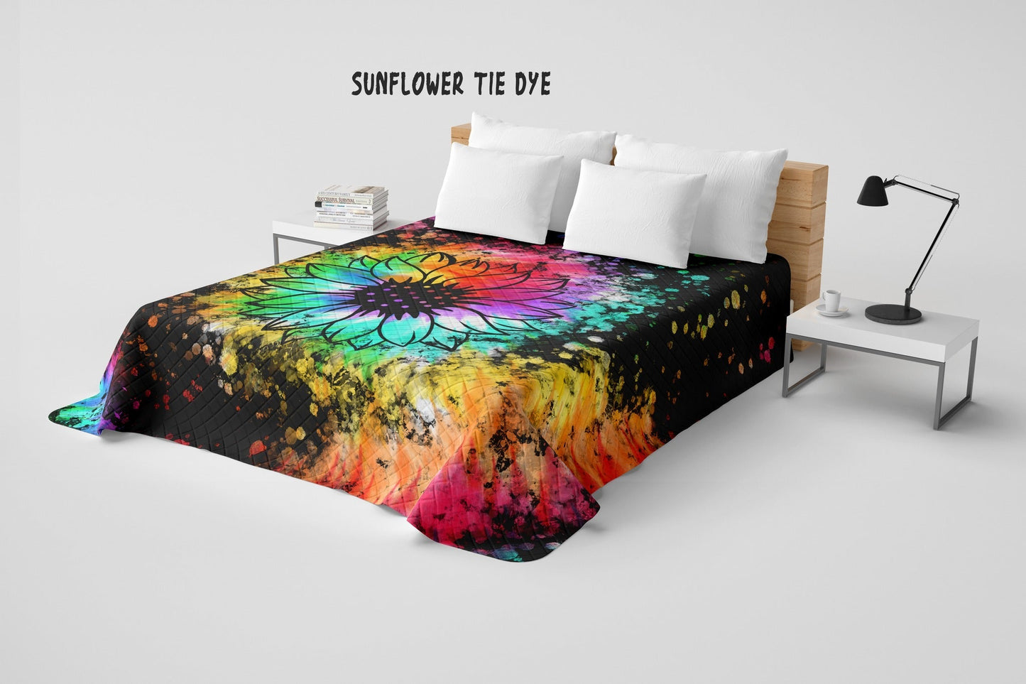 QUILT -SUNFLOWER TIE DYE