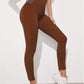 SOLID RUN-CHESNUT PANEL POCKET LEGGING
