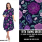RITA SWING DRESS RUN-EMBROIDERED FLORAL