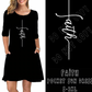 3/4 SLEEVE POCKET DRESS- FAITH