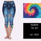 LEGGING JEAN RUN-Rainbow TIE DYE (ACTIVE BACK POCKETS)
