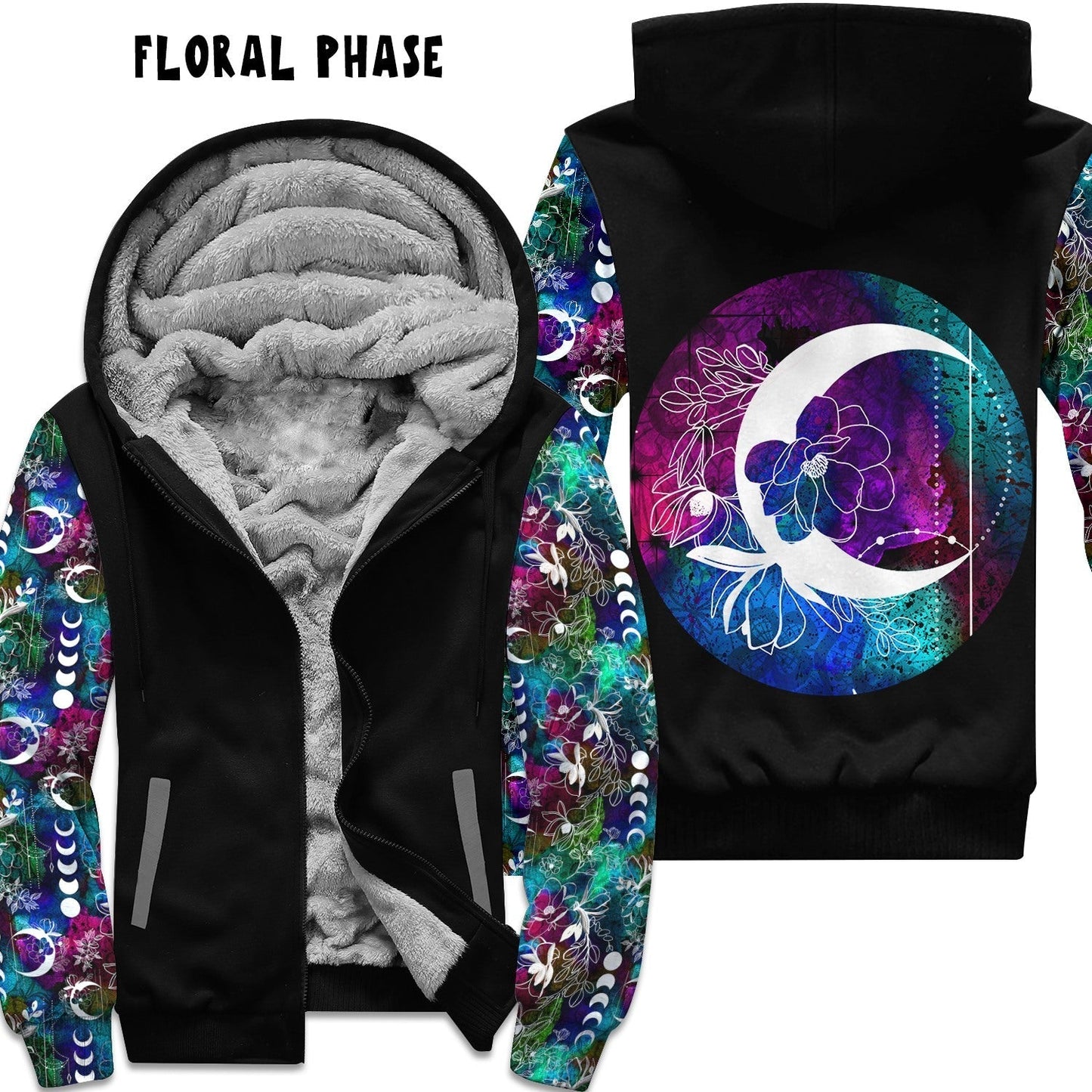 FLORAL PHASE FLEECE JACKET