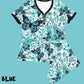 SHORTS PJ RUN- BLUE BUTTERFLY
