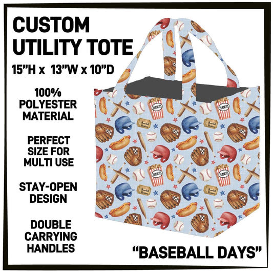 RTS - Baseball Days Utility Tote