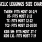 LEGGING JEAN RUN-BASEBALL (ACTIVE BACK POCKETS)