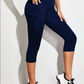 SPC RUN-NAVY- POCKET CAPRI- 2 OPTIONS