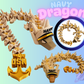 3D PRINTED NAVY DRAGON