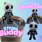 NIGHTMARE SKELETON-3D PRINTED STRAW BUDDY