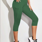 SPC RUN-OLIVE GREEN- POCKET CAPRI- 2 OPTION