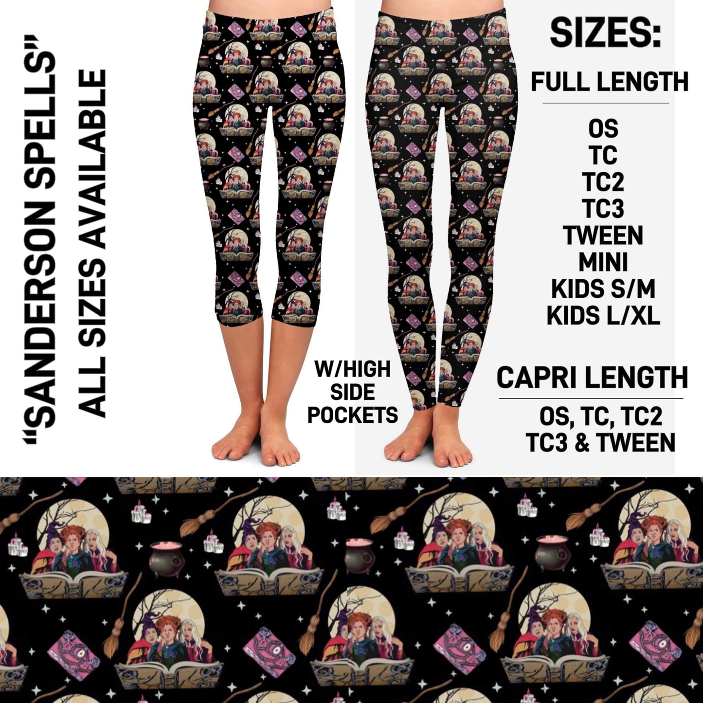 RTS - Sanderson Spells Leggings with High Side Pockets